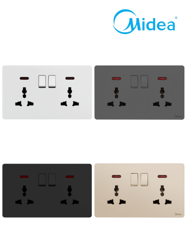 Midea Multi Duplex Socket